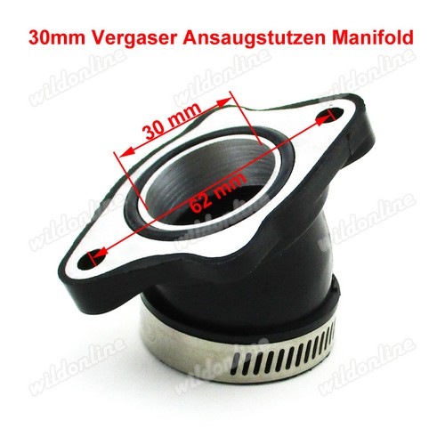 30mm vergaser ansaugstutzen - 30mm,