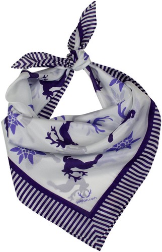 Trachtentuch lila purple - lila, 100%