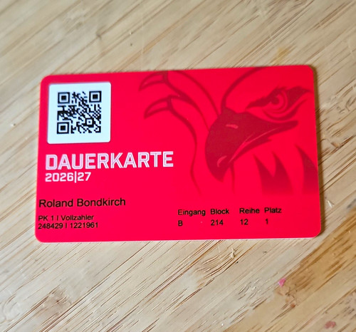 Eishockey dauerkarte 2026 - eishockey, 2026/27