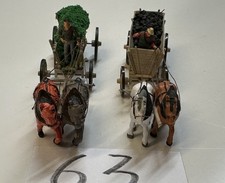 H0 1:87 Figuren DMV Bauernwagen Leiterwagen Ladegut Pferdewagen  Kastenwagen 
