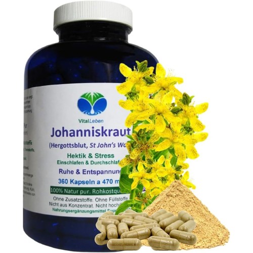 Johanniskraut 360 kapseln - johanniskraut,