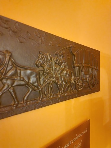 Kutschenbild aus gusseisen - kutschenbild,