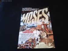 Kinoplakat Filmposter:  Moses mit Burt Lancaster von 1973 Gefaltet