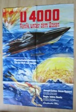 Filmplakat : U 4000 Panik unter dem Ozean ( Joseph Cotten , Cesar Romero ) 