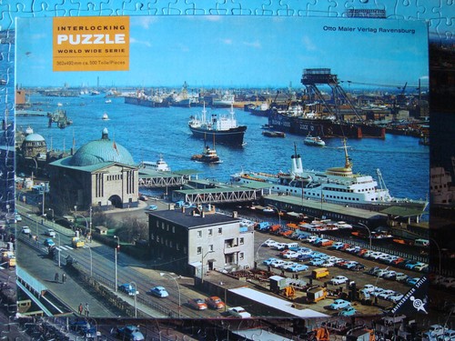 Puzzle hamburg amburgo - puzzle, (500