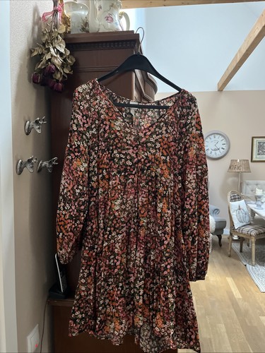 Kleid weit blumen s - h&m,