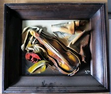 Bild aus Leder 3D Lederbild