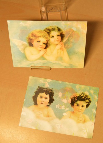 Hologramm postkarte karte - 3d, |