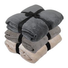 3er Set Kuscheldecke 150x200