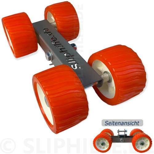 Slipwagen fach polyurethan - slipwagen, 4-fach