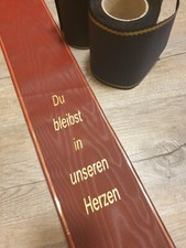 Trauerschleife Kranzschleife Grabschleife Beerdigung Trauerband, Wuschtext