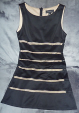 SCARLETT -Kleid, elegant, tailliert, Abendkleid, festlich, schwarz/beige,Gr.UK 8