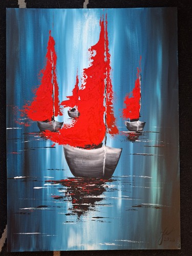 Acryl bild gemälde abstrakt - bild,
