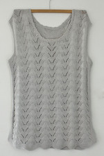 Vintage Strick Tanktop Häkel