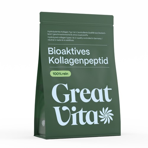Greatvita kollagen pulver - kollagen,