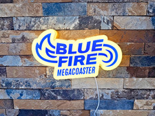 Leuchtschild BLUE FIRE -