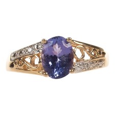 Damen Ring in Gold 375 mit