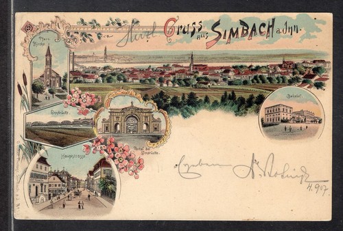 Farb litho simbach - simbach, im