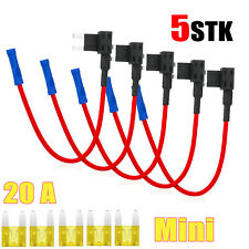 KFZ Mini Stromdieb Autosicherungen Steck Sicherung Verteiler Stromabgreifer 5pcs