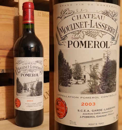 2003er chateau moulinet - chateau,