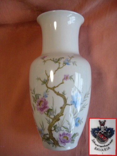 Schwarzenhammer porzellan vase - porzellan,