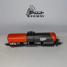 Kesselwagen UEIKON H0 schwarz orange LIMA Made in Italy Modellbahn