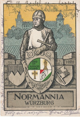 Studentika 1929 normannia - studentika,