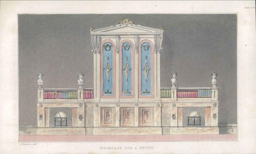 1820 antike aquatinta - um,