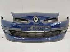 Renault Clio 3 III R Stoßfänger vorn Frontschürze OV460 blau Beschädigt -09