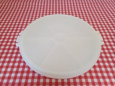 Tupperware  * Party Platte * Snackplatte * Vintage incl Deckel und Tragegriff