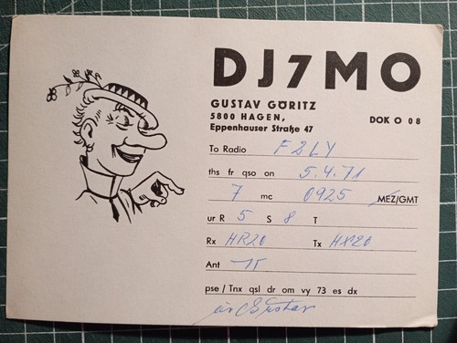 Br0047 amateurfunkkarte qsl - br0047,
