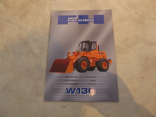 Prospekt fiat hitachi radlader - prospekt,