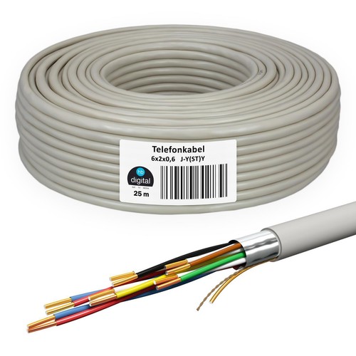 Telefonkabel x 0 - telefonkabel, 0,6