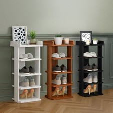 Neo mehrschichtiges Holz Schuhregal robuste Aufbewahrung Organizer Stiefel Turnschuhe Absätze