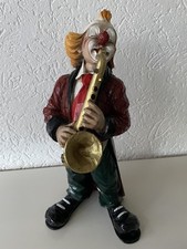 Clown-Figur mit Saxophon von Vivian C, Italien