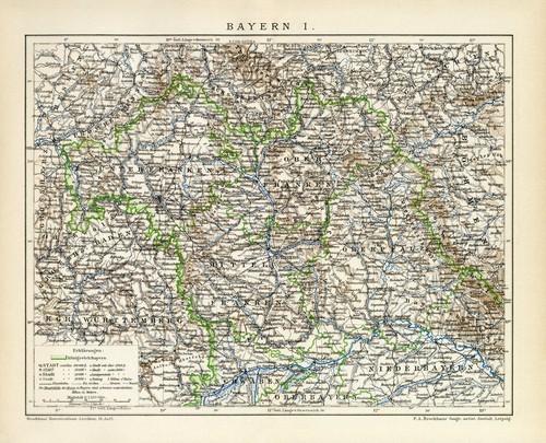 Bayern nord historische - bayern,