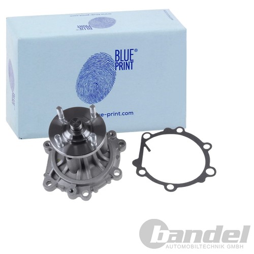 Blue print wasserpumpe mit - print,