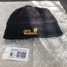 Jack Wolfskin Kinder Mütze KIDS HIGHLOFT CAP Black Schwarz 49-55 cm w.NEU