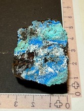 Creedit (Carbonatit- Cyanotrichit), selten Italien, Mineralien N°356/B38