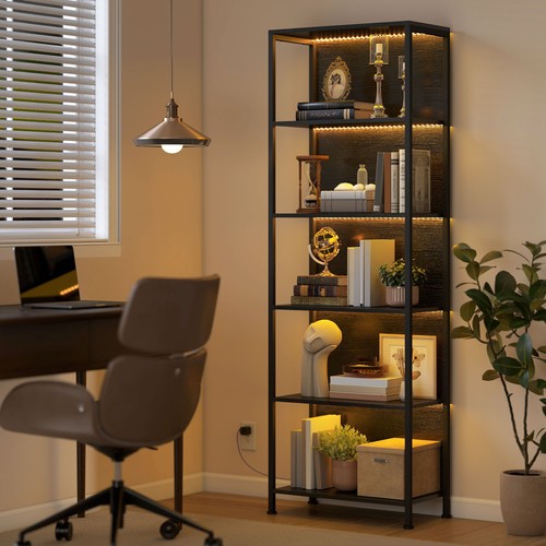 Homcom bücherregal mit - bücherregal, 5
