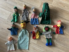 Kasperle Theater - Puppen - Handpuppen - Krokodil - Förster - Oma - Opa - Baby