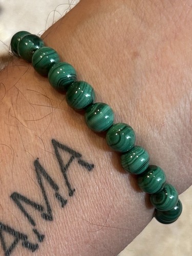 19cm rekonst malachit armband - rekonst.,