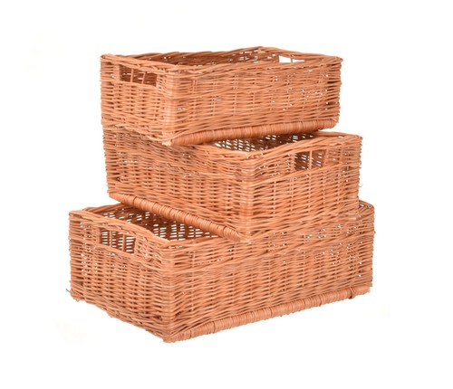 3er set aufbewahrungskörbe - set,