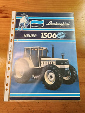 Original Prospekt Lamborghini 1506 Schlepper Traktor Brochüre Zeitschrift   2