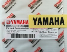 ORIGINAL Yamaha Aufkleber-5cm-SCHWARZ-Logo-Emblem-Schriftzug-Windshield-BLACK-50