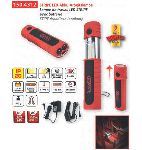 Tools led akku arbeitslampe - ks,