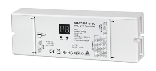 Led rgbcct kanal dt8 dali - 5-kanal,
