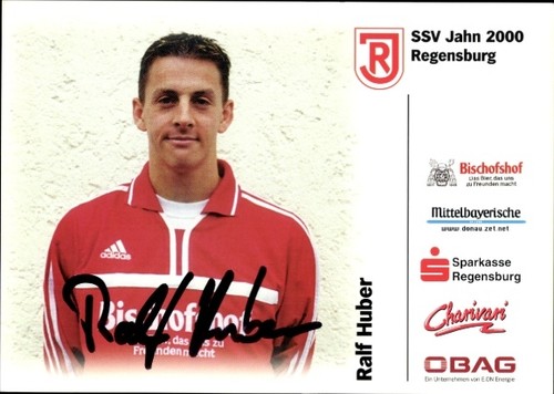 Autogrammkarte fußballer ralf - fußballer,
