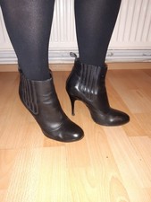 Buffalo London High Heel Stiefellette Schwarz Gr 40 Getragen