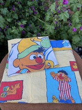 Sesamstrasse Ernie & Bert Bettwäsche 135x200 Kissen 80x80 Vintage 90er Jahre